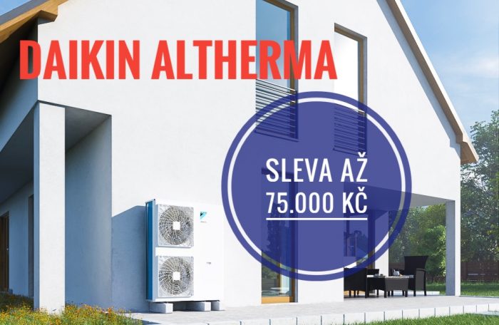 tepelné čerpadlo DAIKIN ALTHERMA - SLEVY