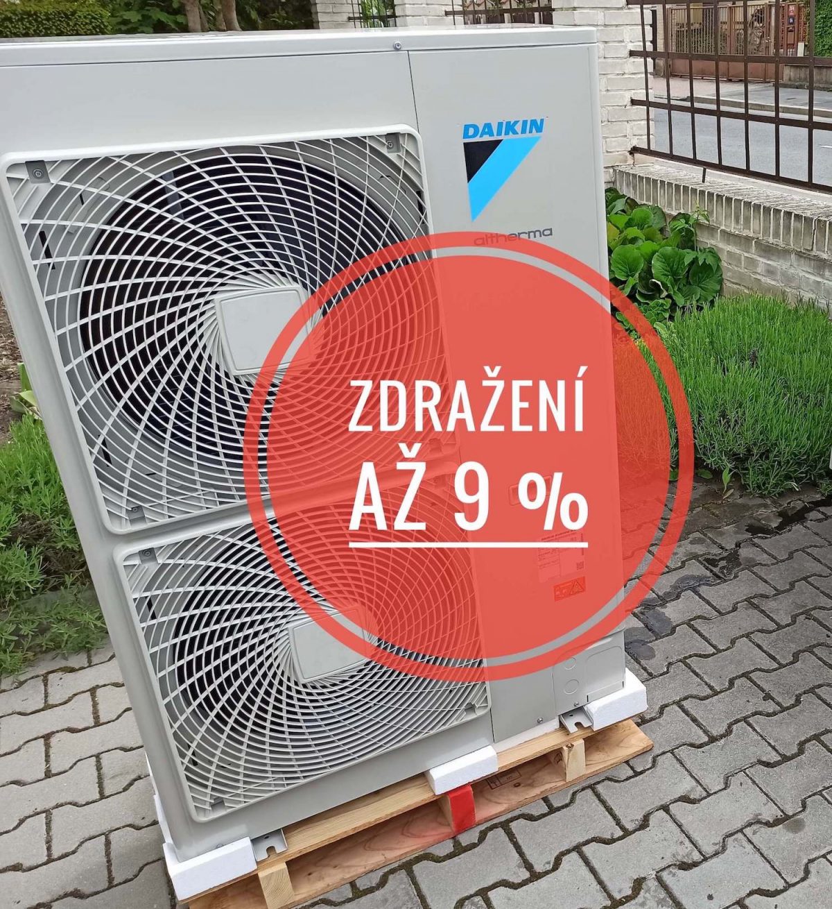 zdražení klimatizací a tepelných čerpadel Daikin