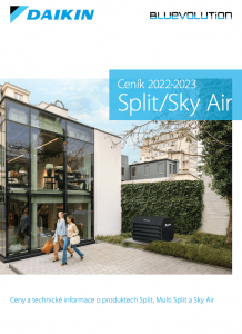 daikin ceník klimatizací 2022-2023