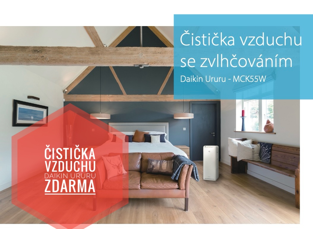 čistička vzduchu DAIKIN URURU zdarma