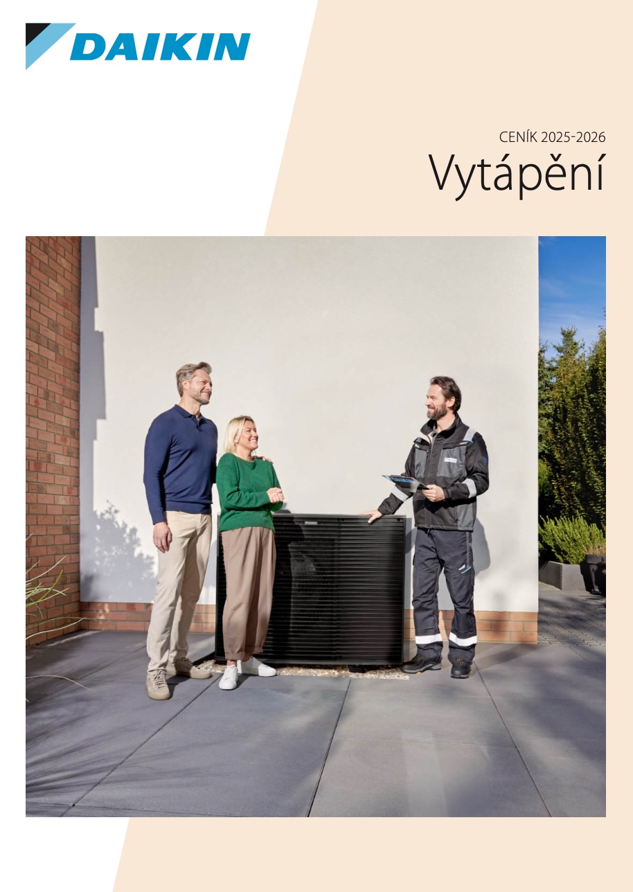 ceník vytápění DAIKIN